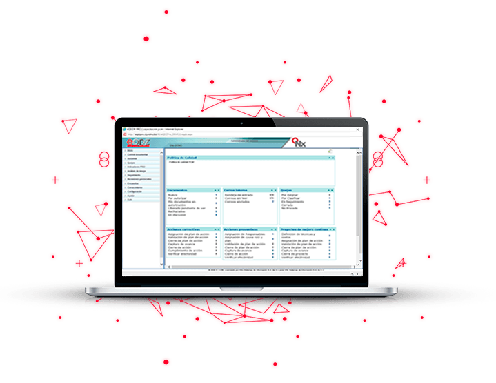 El software eQDZ®PRO herramienta para los sistemas de gestión de calidad ISO